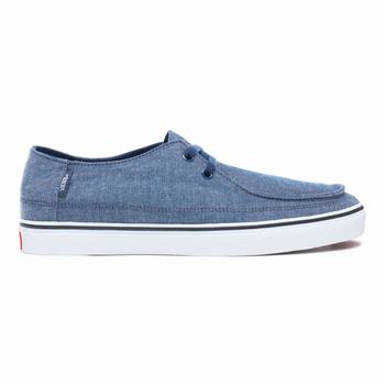 Vans Chambray Rata Vulc - Miesten Tennarit - Sininen